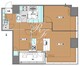 ホワイトタワー浜松町 1107 間取り図