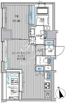 御幸レジデンス日本橋茅場町 207 間取り図