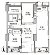 東雲キャナルコートCODAN 11-510 間取り図