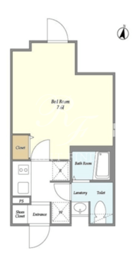 ラドゥセール西小山 101 間取り図