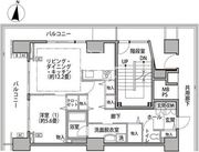 東雲キャナルコートCODAN 16-1301 間取り図