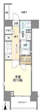 ルジェンテ木場 1001 間取り図