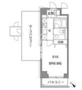 カスタリア中目黒 601 間取り図