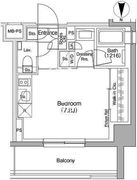 ザ・パークハビオ駒込 702 間取り図