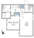 ラピス恵比寿2 103 間取り図