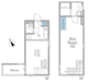 ラピス恵比寿2 405 間取り図