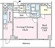 グラマシー恵比寿 203 間取り図