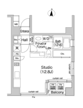 コンフォリア池袋 902 間取り図