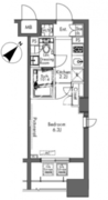 プラウドフラット三軒茶屋 1201 間取り図