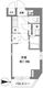 ラ・ヴィータ新御徒町 402 間取り図