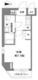 ラ・ヴィータ新御徒町 701 間取り図