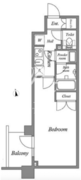 ザ・レジデンス神楽坂 2-414 間取り図