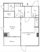 プレミアステージ芝公園 904 間取り図