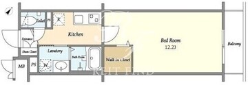 ブレス北新宿 1049 間取り図