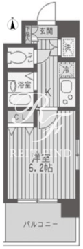 レジディア両国 307 間取り図