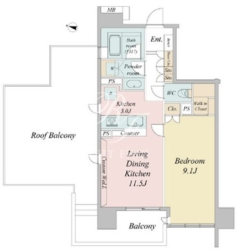 ブランシエスタ王子 901 間取り図