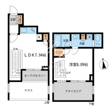 レジデンス白金コローレ 113 間取り図