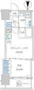 レジディア蒲田プレイス 1203 間取り図