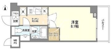 シェノン三軒茶屋 203 間取り図