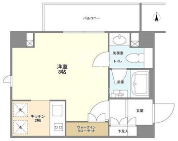 シェノン三軒茶屋 205 間取り図