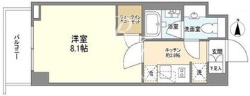 シェノン三軒茶屋 207 間取り図