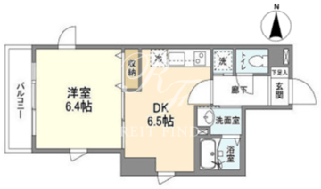 シャルム東陽 301 間取り図