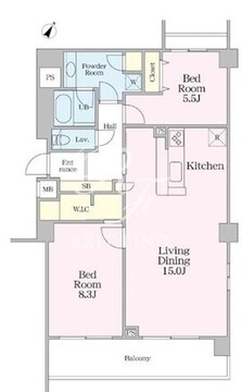 グラマシー恵比寿 105 間取り図