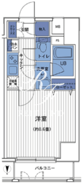 HF三田レジデンス2 802 間取り図
