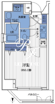 HF三田レジデンス2 803 間取り図