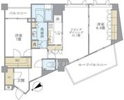 アパートメンツ元麻布内田坂 604 間取り図