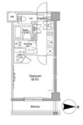 ザ・パークハビオ神泉 204 間取り図