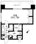 プライムアーバン田町 605 間取り図
