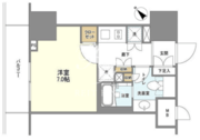 ＢＬＥＳＳ蔵前 703 間取り図