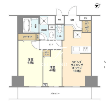 ＢＬＥＳＳ蔵前 910 間取り図