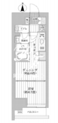 ライオンズフォーシア清澄白河 501 間取り図