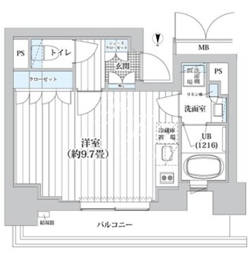 ライオンズフォーシア清澄白河 605 間取り図
