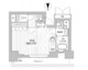 ライオンズフォーシア清澄白河 906 間取り図