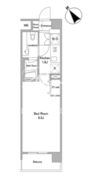BPRレジデンス代々木初台 504 間取り図