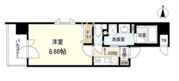 スタイリオ旗の台2 406 間取り図