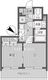 パークフラッツ渋谷代官山 803 間取り図