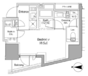 ザ・パークハビオ南大井 1401 間取り図