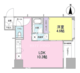 リバーレ東新宿 302 間取り図
