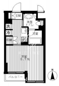 セリーズ門前仲町 102 間取り図