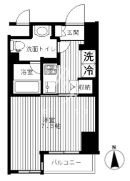 セリーズ門前仲町 402 間取り図