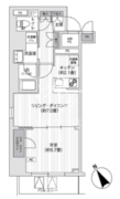 プライマル五反田 904 間取り図