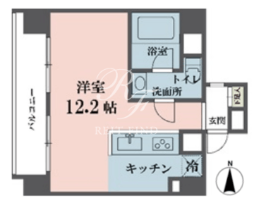 アムス四谷三丁目 606 間取り図