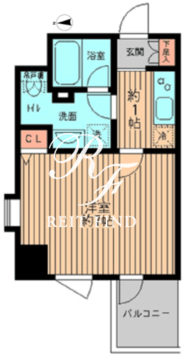 レガーロ御茶ノ水2 408 間取り図