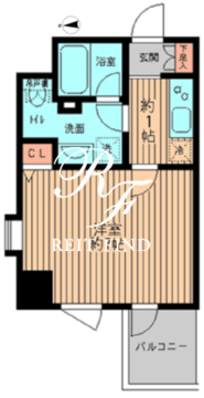 レガーロ御茶ノ水2 808 間取り図