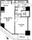 クレジデンス虎ノ門 1501 間取り図