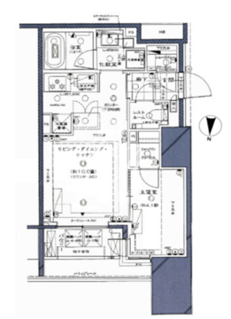 ディアナコート文京本郷台 611 間取り図